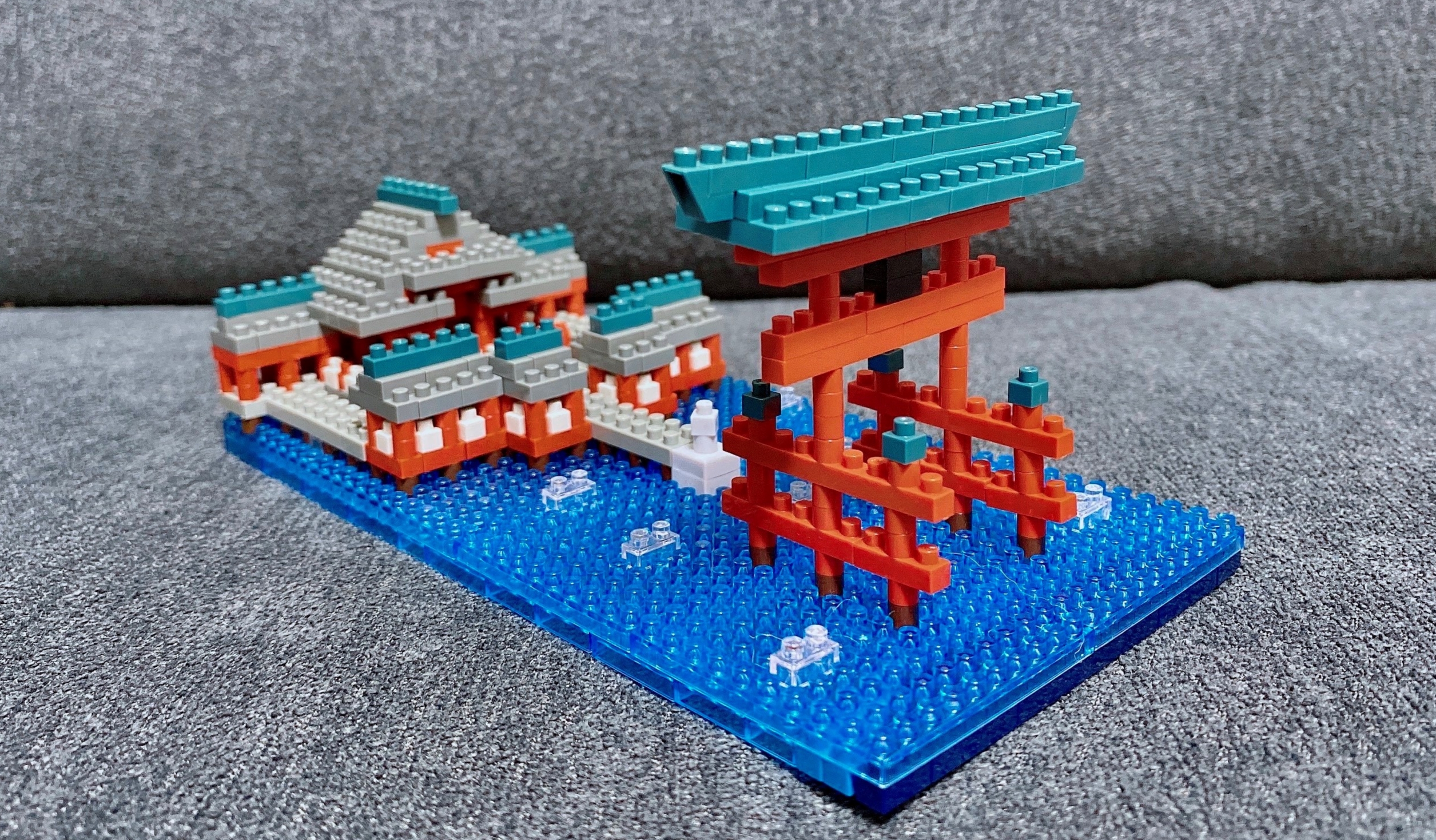 ナノブロック 厳島神社大鳥居 作ってみた⛩️ - あおいのナノブログ